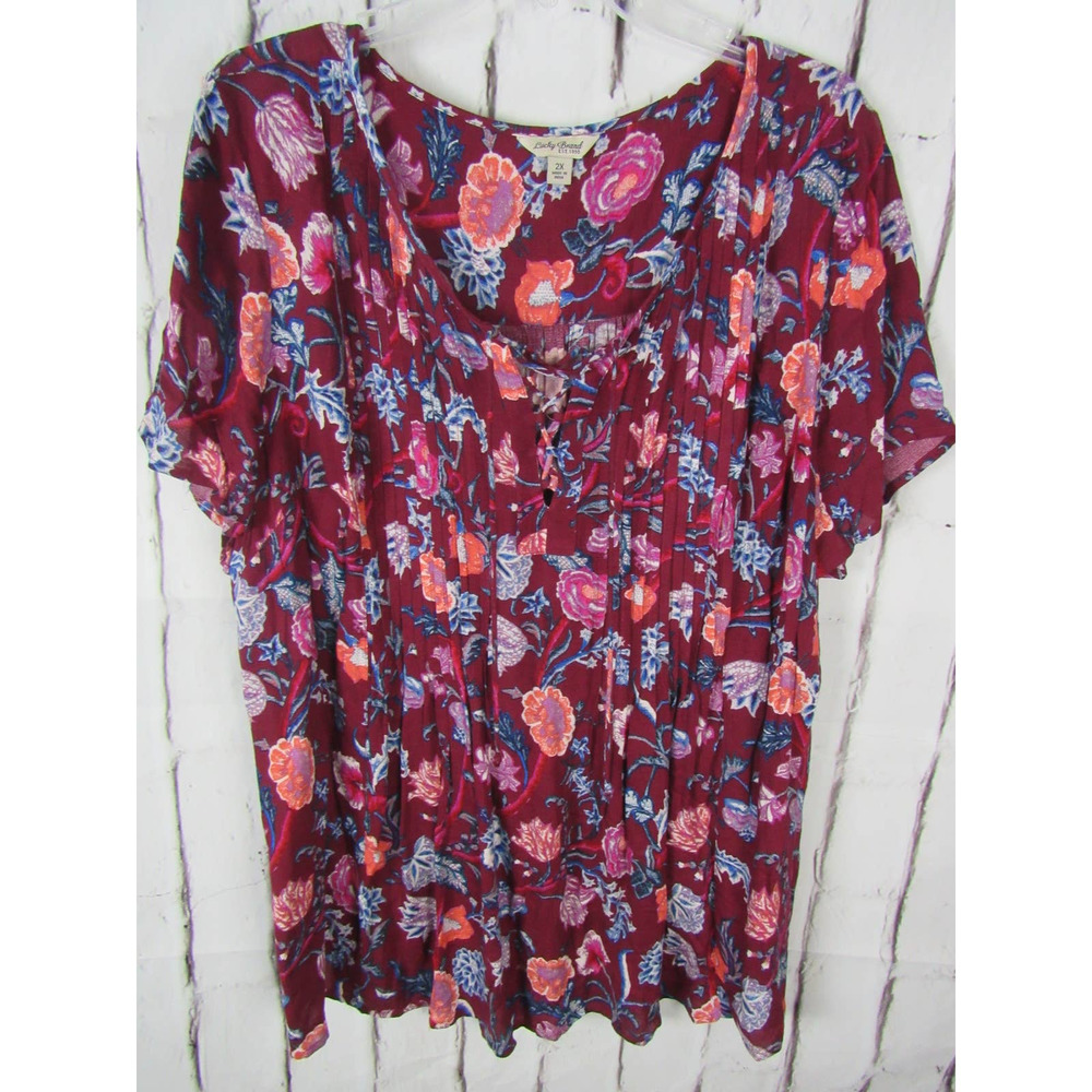 Lucky Brand Women's Floral Top - Picture 1 of 3